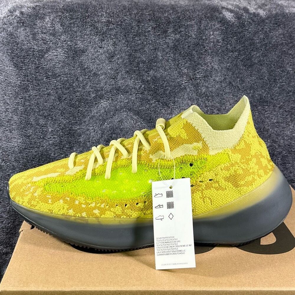 Adidas Yeezy Boost 380 Hylte Glow Size 10 Neon Kanye West